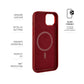 FIXED MagLeather for Apple iPhone 14, red
