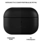 Skórzane etui FIXED PodsLeather z obsługą MagSafe dla słuchawek Apple AirPods Pro 2/Pro 2 (USB-C), czarne