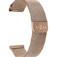 FIXED Mesh Pasek do zegarka Smatwatch, Quick Release 20 mm, różowe złoto