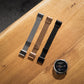Síťovaný nerezový řemínek FIXED Mesh Strap pro Garmin QuickFit 20mm, růžově zlatý