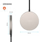FIXED MagPad Slim kabelloses Ladegerät mit Qi2.2, MagSafe-Unterstützung, 25 W, Titan