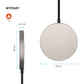 Ładowarka bezprzewodowa FIXED MagPad Slim z Qi2.2, obsługa MagSafe, 25W, tytan