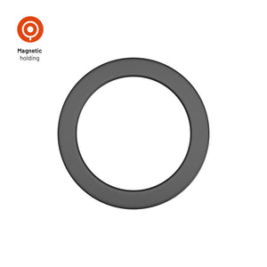 Magnetická nálepka na mobilní telefony pro použití technologie MagSafe FIXED MagPlate, černá