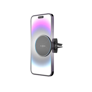 Držák s bezdrátovým nabíjením FIXED MagRound s podporou uchycení MagSafe, 15W, černý - FIXED