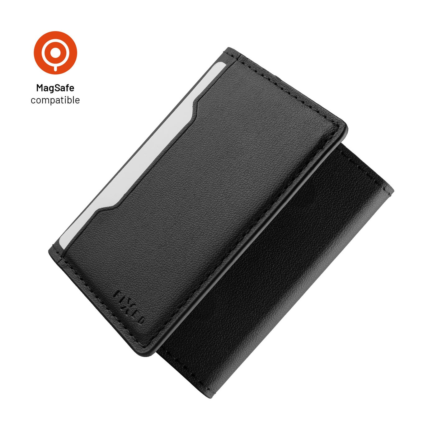 MagSafe Peněženka FIXED MagWallet Trifold, černá
