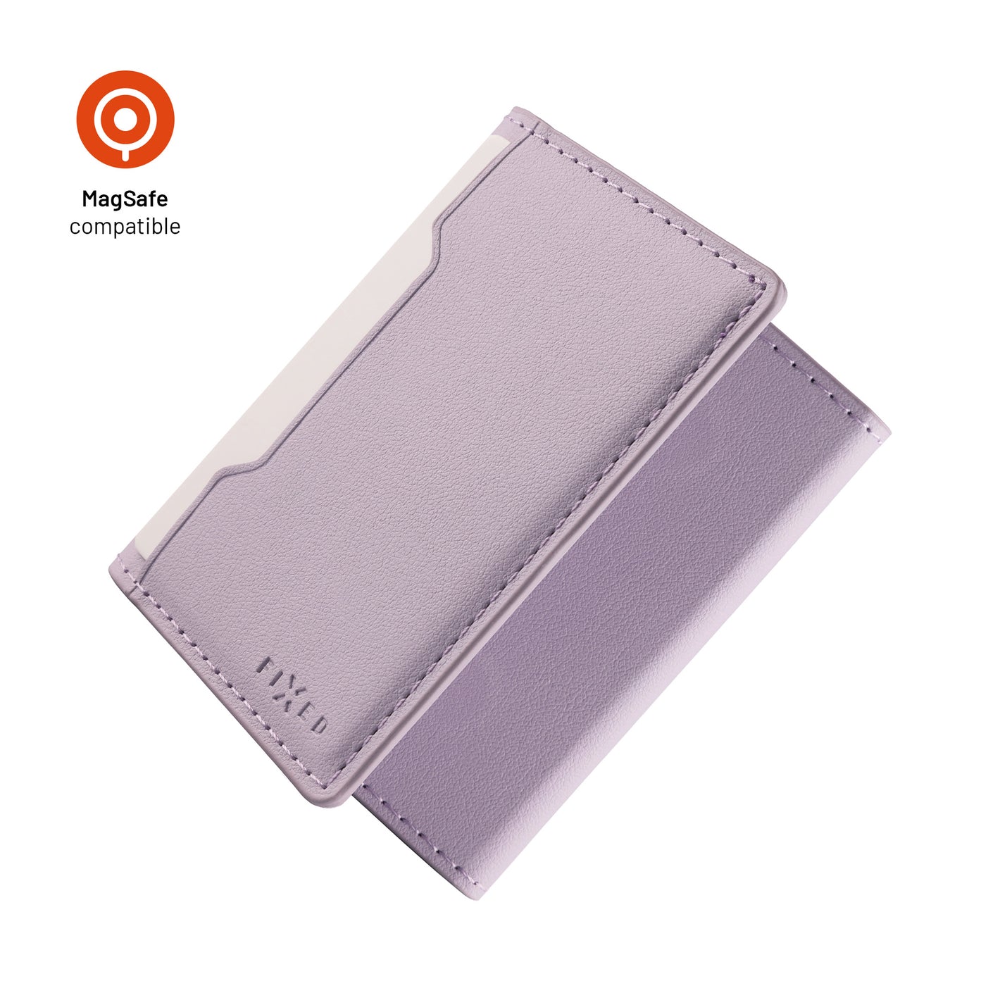 MagSafe Peněženka FIXED MagWallet Trifold, světle fialová