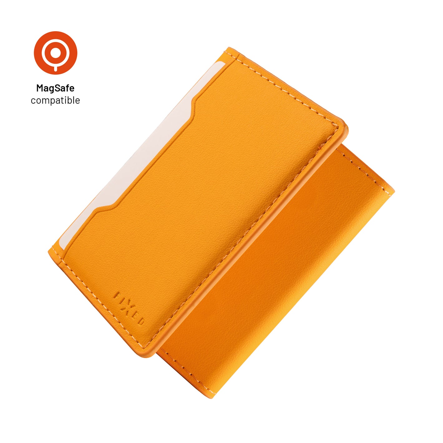 MagSafe Peněženka FIXED MagWallet Trifold, oranžová