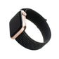 Nylonový řemínek FIXED Nylon Strap pro Apple Watch 42/44/45/46/49mm, reflexně černý