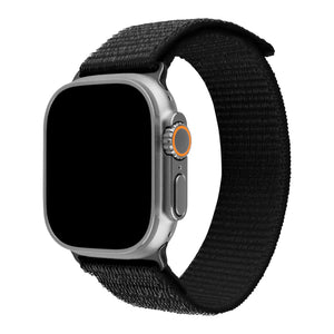 FIXED Nylon Sporty Strap dla Apple Watch Ultra 49mm, czarny