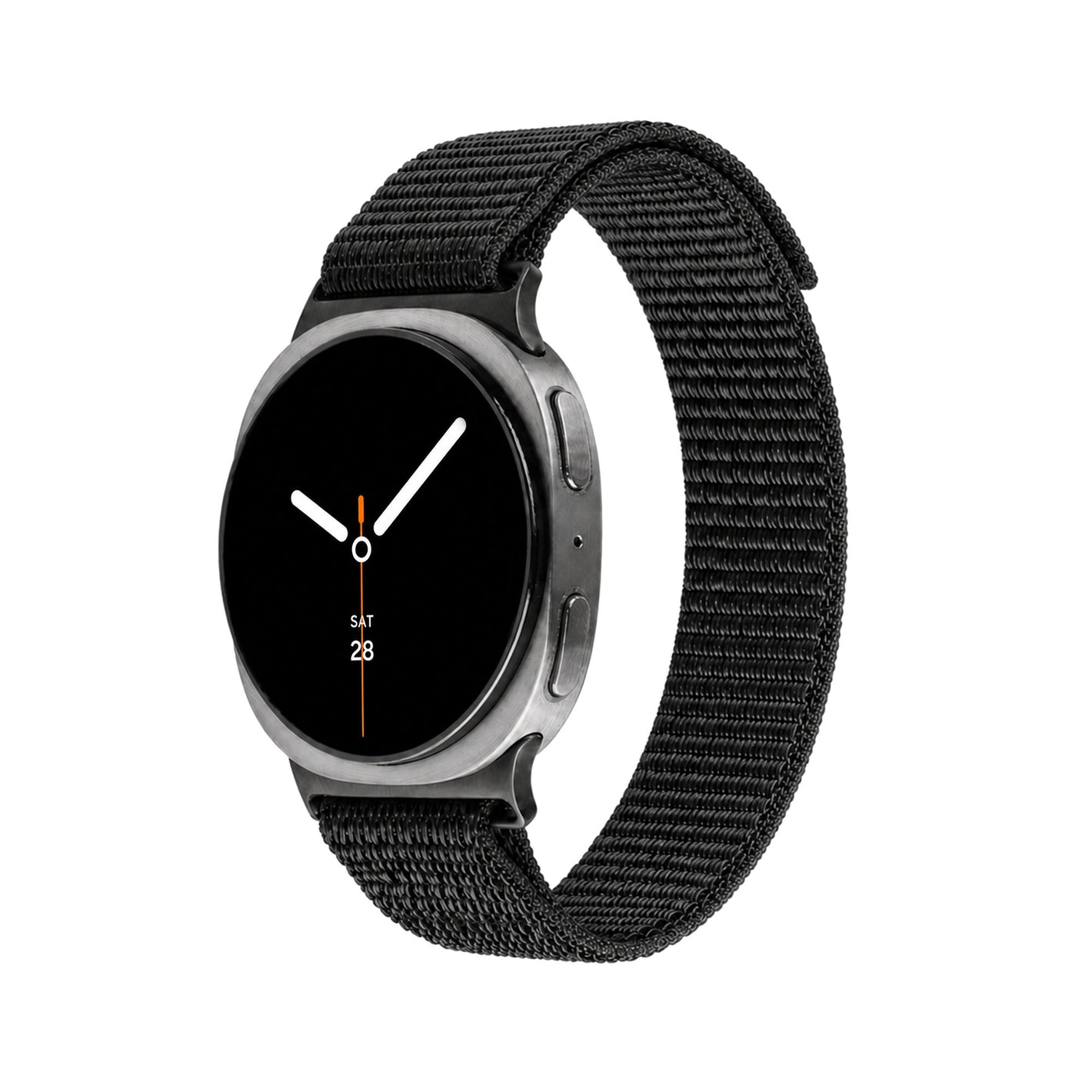 Nylonový řemínek FIXED Nylon Sporty Strap pro Samsung Galaxy Watch 8, černý