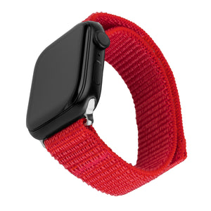 FIXED Nylon Sporty Strap dla Apple Watch 38/40/41 mm, czerwony