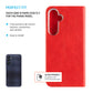 Puzdro typu kniha FIXED Opus pre Samsung Galaxy A25 5G, červené