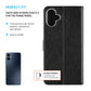 Puzdro typu kniha FIXED Opus pre Samsung Galaxy A06, čierne