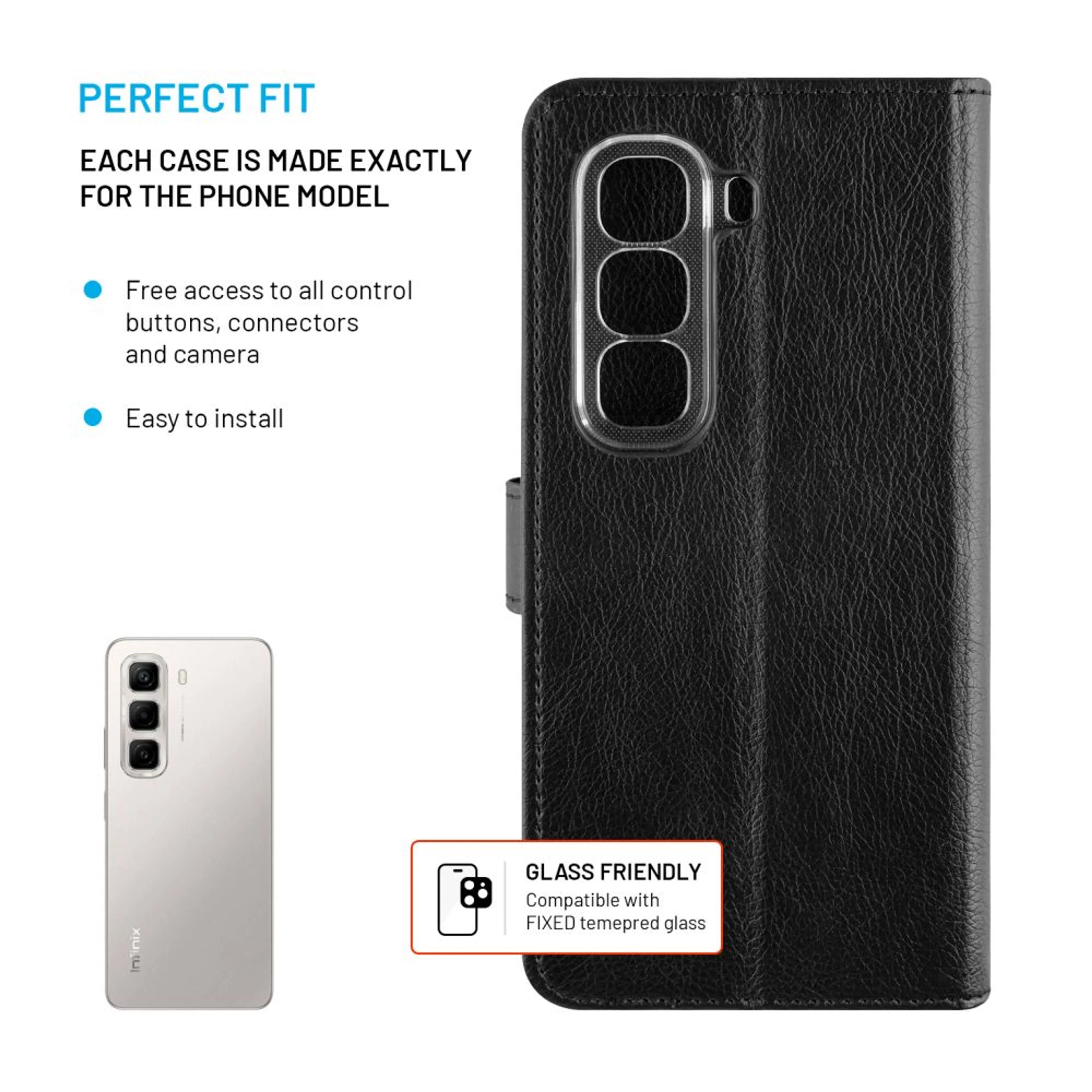 FIXED Opus for Infinix Hot 50 Pro+, black - Main Image