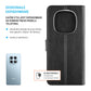 Etui typu książkaFIXEDOpusdo Xiaomi Redmi Note 15 4G/5G/POCO M8 5G, czarne