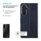 Pouzdro typu kniha FIXED Opus pro Samsung Galaxy A17 4G/5G, modré - FIXED