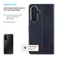 Puzdro typu kniha FIXED Opus pre Samsung Galaxy A17 4G/5G, modré