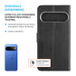 Etui typu książka FIXED Opus dla Google Pixel 11 Pro XL, czarne