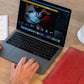 Kožené pouzdro FIXED Oxford pro Apple MacBook 12", červené