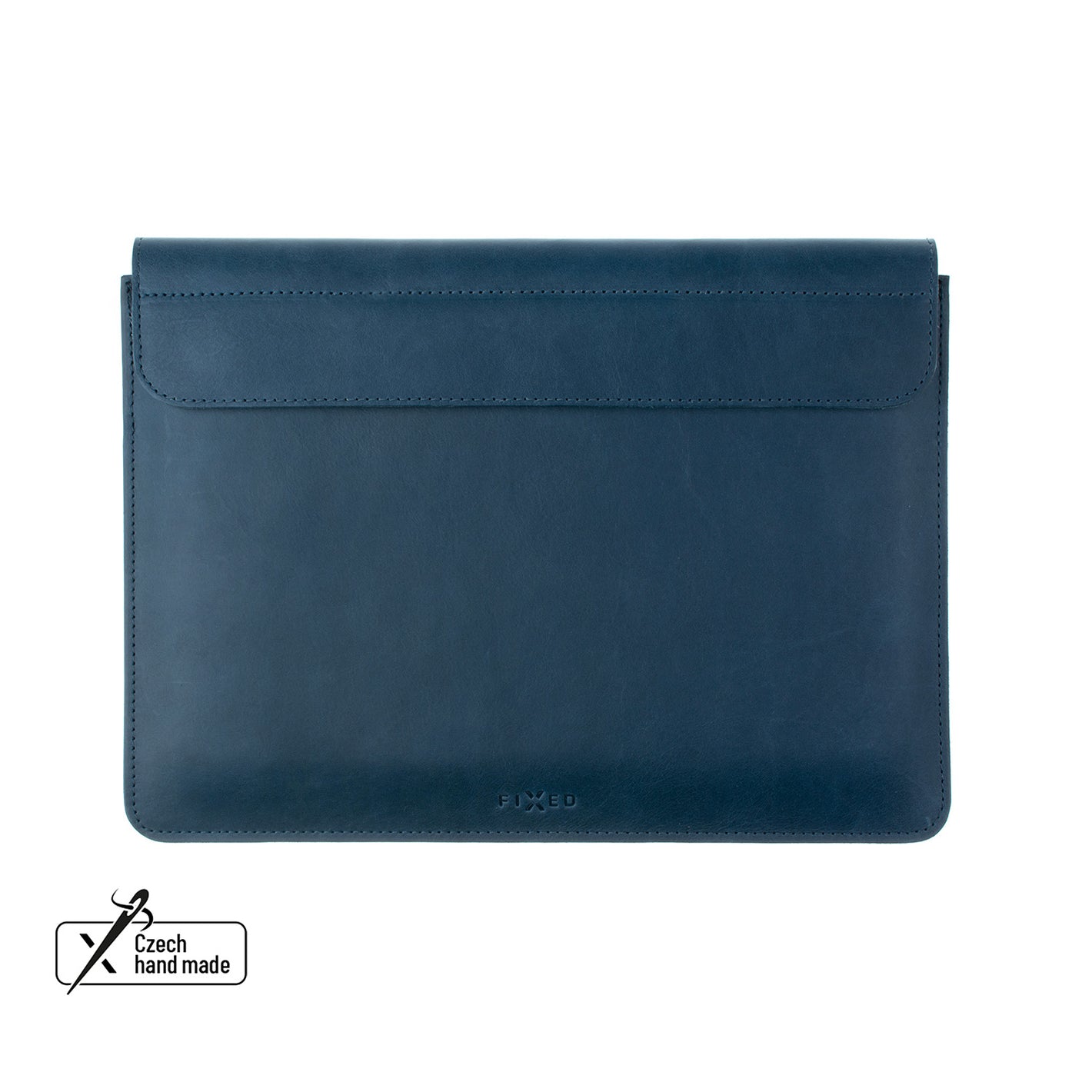 Kožené pouzdro FIXED Oxford pro Apple MacBook Pro 14" (2021/2023/2024), modré