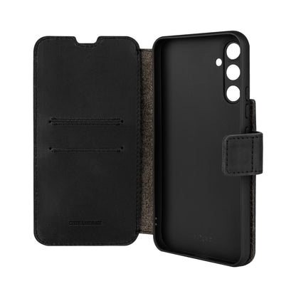 Kožené pouzdro typu kniha FIXED ProFit pro Samsung Galaxy A34 5G, černé