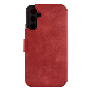 Kožené pouzdro typu kniha FIXED ProFit pro Samsung Galaxy A34 5G, červené