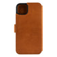 Kožené pouzdro typu kniha FIXED ProFit pro Apple iPhone 15 Plus, hnědé