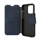 Kožené pouzdro typu kniha FIXED ProFit pro Apple iPhone 15 Pro Max, modré