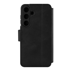 Kožené pouzdro typu kniha FIXED ProFit pro Samsung Galaxy S24, černé