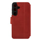 Kožené pouzdro typu kniha FIXED ProFit pro Samsung Galaxy S24, červené