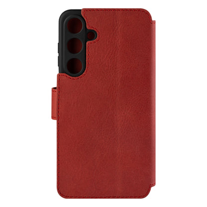 Kožené pouzdro typu kniha FIXED ProFit pro Samsung Galaxy S24+, červené