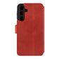 Kožené pouzdro typu kniha FIXED ProFit pro Samsung Galaxy A55 5G, červené