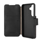 Kožené puzdro typu kniha FIXED ProFit pre Samsung Galaxy S25, čierne