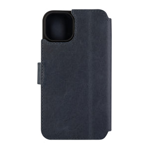 Kožené puzdro typu kniha FIXED ProFit pre Apple iPhone 14, modré