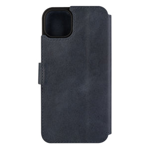 Kožené puzdro typu kniha FIXED ProFit pre Apple iPhone 14 Plus, modré