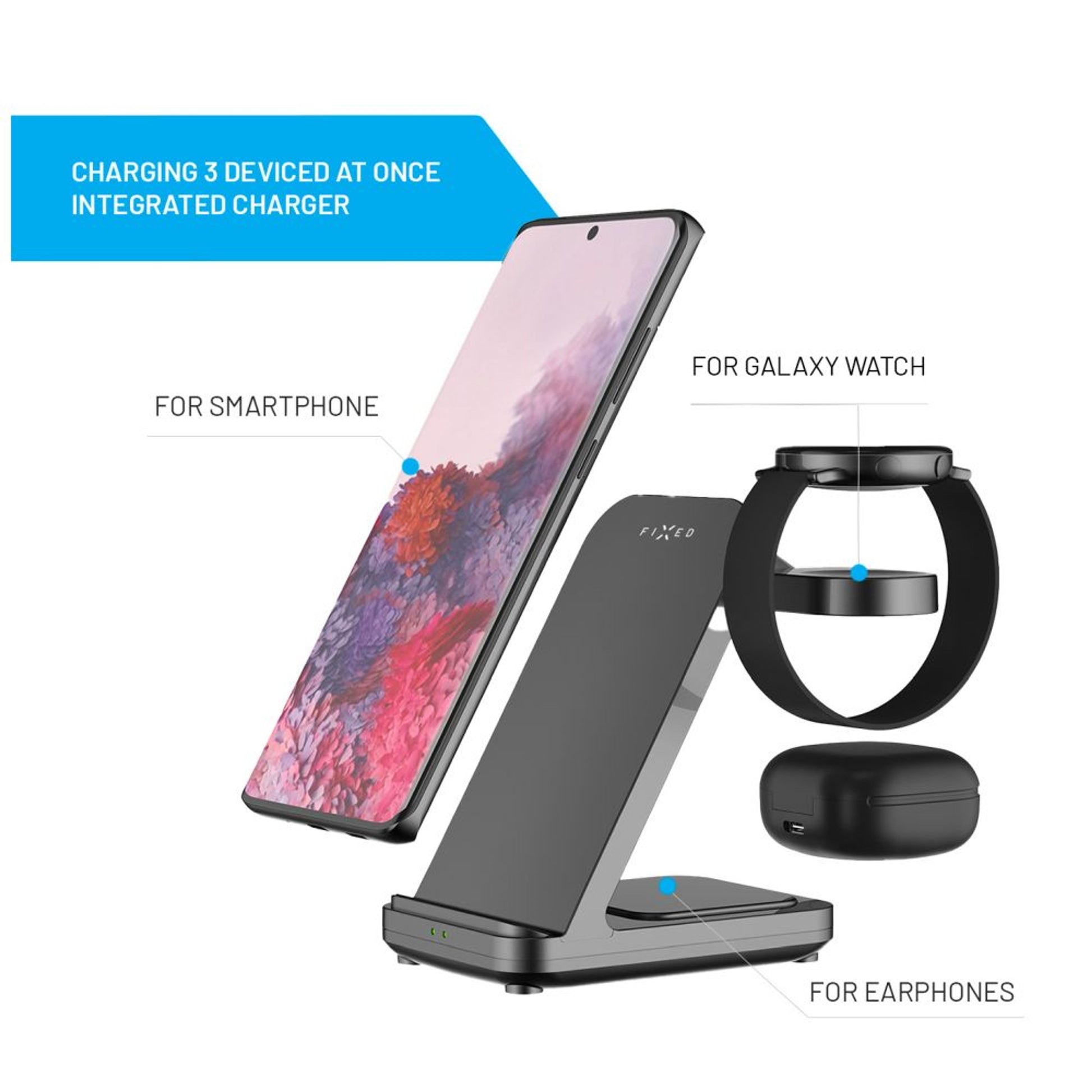 Wireless Charger S20 Plus Reverse Charging 15W Fast Charging