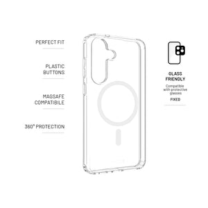 Zadní kryt FIXED MagPure s podporou MagSafe pro Samsung Galaxy S25 FE, čirý