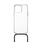 Púzdro FIXED Pure Neck s čiernou šnúrkou na krk pre Apple iPhone 15 Pro Max