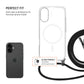 Púzdro FIXED MagPure Neck s čiernou šnúrkou na krk pre Apple iPhone 17