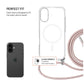 Pouzdro FIXED MagPure Neck s růžovou šňůrkou na krk pro Apple iPhone 17 - FIXED