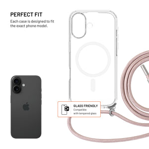 FIXED MagPure Neck for Apple iPhone 17, pink