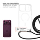 Etui FIXED MagPure Neck z czarnym sznurkiem na szyję do Apple iPhone 18 Pro Max/17 Pro Max