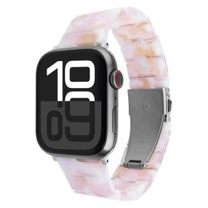 Pasek z żywicy FIXED Resin Pasek do zegarka Apple Watch 38/40/41 mm, Candy Pink