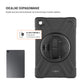 Wytrzymałe etui z podstawkąFIXEDRugged Etui Tab Case do Samsung Galaxy Tab A11+, czarne