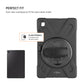 FIXED Rugged Tab Case für Samsung Galaxy Tab S6 Lite 2020/2022/2024, schwarz