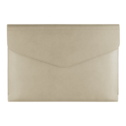 Pouzdro FIXED Siena pro notebooky o úhlopříčce do 15,3", krémové