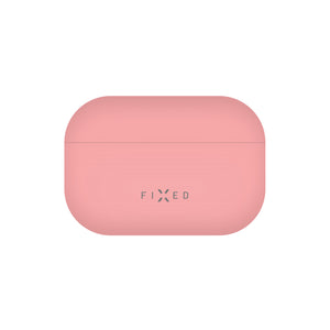Ultratenké silikónové púzdro FIXED Silky pre Apple Airpods, ružové