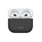 Ultratenké silikónové púzdro FIXED Silky pre Apple Airpods 3, čierne