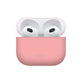 Ultracienkie silikonowe etui FIXED Silky do słuchawek Apple Airpods 3, różowe