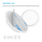 Silikonové nalepovací pouzdro FIXED Silky Sticker pro Apple AirTag, double pack, bílé